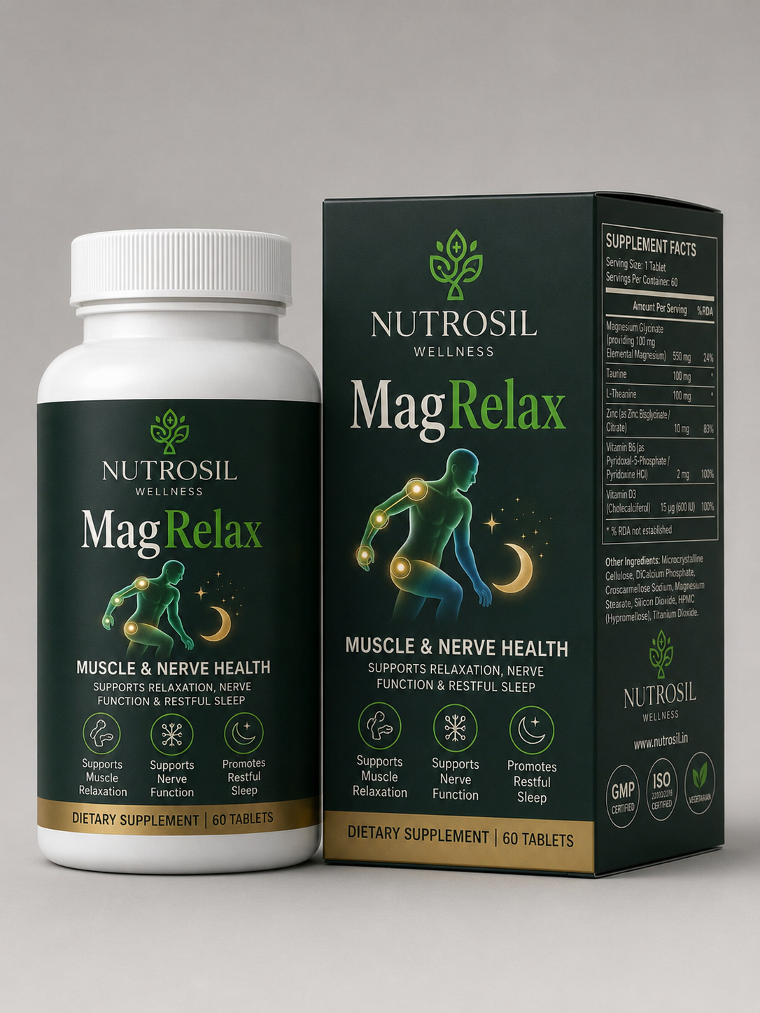 Nutrosil MagRelax Magnesium & Mineral Support