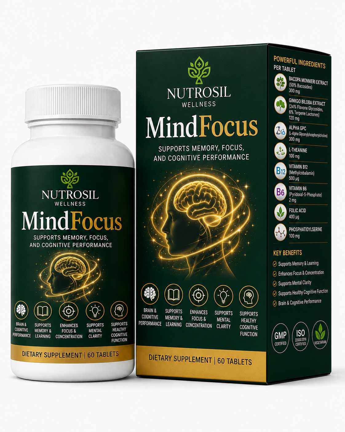 Nutrosil MindFocus Brain & Cognitive Health