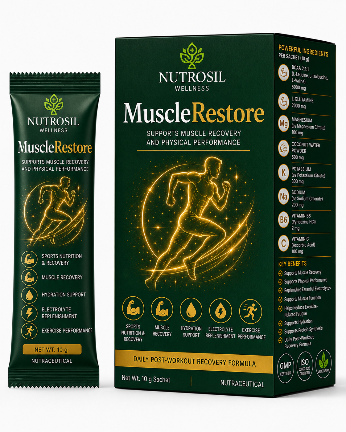 Nutrosil MuscleRestore Sports Nutrition & Recovery
